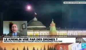 Le Kremlin visé par des drones ? Moscou accuse l'Ukraine, qui dément l'attaque présumée