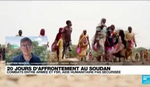 20 jours d'affrontements au Soudan : combats entre FSR et l'armée, l'aide humanitaire pas sécurisée