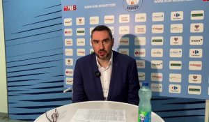 Après-match Vichy-Clermont - Champagne Basket avec Thomas Andrieux, coach de l’Union marnaise