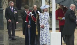 Le prince Edward et Sophie, duchesse d'Édimbourg, arrivent pour le couronnement