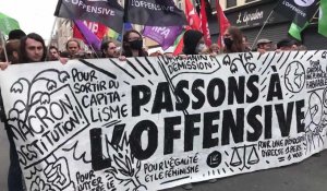 Manif du 1er mai à Lille: des casseroles et des slogans anti-reforme des retraites