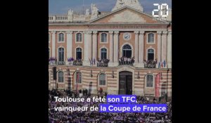 Toulouse: Les joueurs du TFC accueillis en héros après la victoire en Coupe de France
