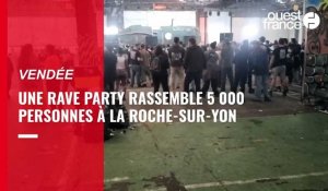 VIDÉO. En Vendée, une rave party réunit 5 000 personnes à La Roche-sur-Yon
