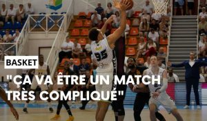 Après-match play-offs Champagne Basket - Orléans avec Grismay Paumier, pivot de l’Union marnaise
