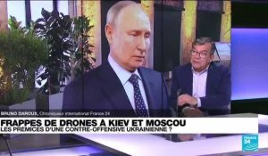 Poutine réagit aux frappes de drones à Moscou