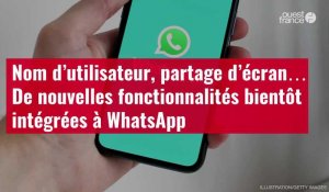 VIDÉO. Nom d’utilisateur, partage d’écran… De nouvelles fonctionnalités bientôt intégrées à Whatsapp
