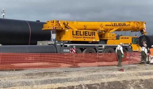 Boulogne : l'impressionnant chantier du bassin de rétention au port