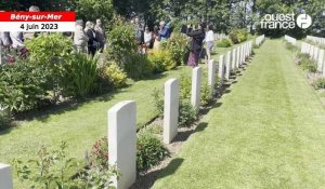 VIDEO. 79e D-Day. Ils découvrent l’histoire des soldats qui reposent au cimetière de Bény-sur-Mer