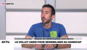 VIDEO. Un tournoi de volley assis pour sensibiliser au handicap en entreprise