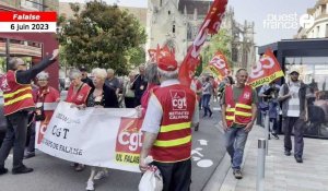 VIDÉO. Réforme des retraites. À Falaise, 50 personnes manifestent pour un « baroude d’honneur »