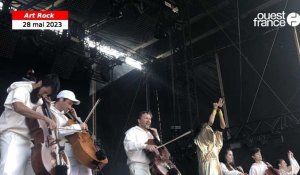 VIDÉO. Imany et ses violoncellistes envoûtent le public d'Art Rock à Saint-Brieuc