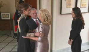 Jordanie: la première dame des Etats-Unis arrive au mariage du prince héritier