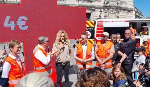 Adriana Karembeu lance à Lille les Journées nationales de la Croix-Rouge