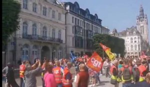 14ème manifestation contre la réforme des retraites à Douai