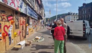 À Pont-Audemer, l'artiste Yann Dehais a créé une œuvre d'art dans le centre-ville