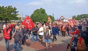 Boulogne : une manifestation contre la réforme des retraites