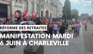 Charleville-Mézières: rassemblement place de l"hôtel de Ville contre la réforme des retraites