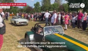 VIDÉO. 24 H du Mans 2023.  Quarante-cinq voitures défilent à Neuville-sur-Sarthe