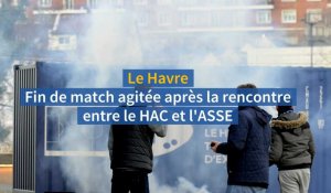 Fin de match agitée au Havre après la rencontre entre le Havre AC et l'AS Saint-Étienne