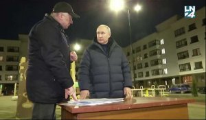 Poutine s'est rendu à Marioupol dévastée, première visite en zone conquise