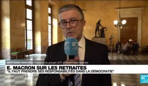 Retraites : la classe politique réagit après l'intervention télévisée de Macron