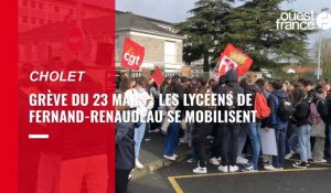 VIDÉO. Grève du 23 mars : à Cholet, les lycéens se mobilisent en nombre