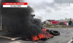 VIDÉO. À Ancenis, tous les accès à l’Espace 23 sont bloqués par des manifestants