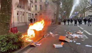 Lille : importants incidents autour du palais des beaux arts