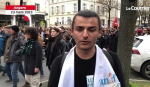 VIDÉO. Réforme des retraites : 2 200 jeunes dans la manifestation à Angers