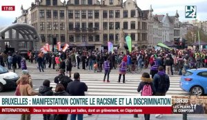 Bruxelles : manifestation contre le racisme et la discrimination