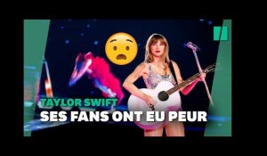 Taylor Swift plonge sous la scène pendant sa tournée et fait peur aux fans