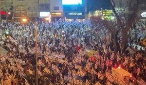 Israël: manifestation à Haïfa contre les réformes judiciaires du gouvernement