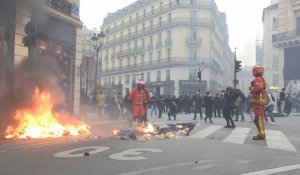 Manifestation à Paris: tensions entre Opéra et les Grands Boulevards