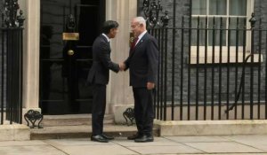Le Premier ministre britannique Rishi Sunak accueille Benjamin Netanyahu à Downing Street