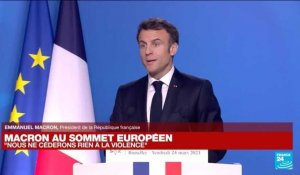 Emmanuel Macron sur la visite de Charles III : "le bon sens et l'amitié nous conduisent à proposer un report"