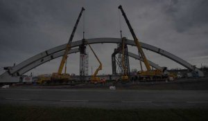 Avesnelles : le spectaculaire chantier du pont-rail 