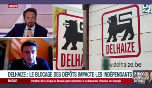 Delhaize: "Si les grévistes venaient à bloquer les franchisés, ce serait un acte de guerre"