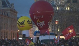 Retraites : manifestation place de la République à Paris (2)