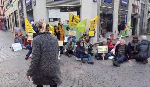 Manifestation à Rouen contre les projets de méga-bassines en France