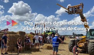 Des milliers de participants pour découvrir les pratiques agricoles ancestrales à Coincy