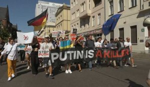 Manifestations anti-Poutine en Europe