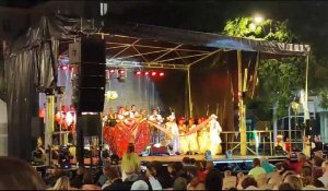 A Valenciennes, concert du groupe folklorique mexicain pour les Folies de Binbin
