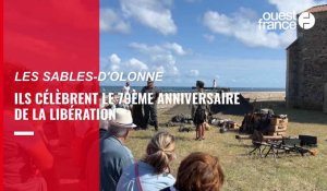 VIDEO. Ils célèbrent le 79ème anniversaire de la Libération aux Sables-d'Olonne