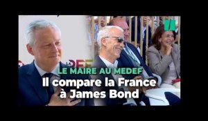 Face au Medef, Bruno Le Maire compare la France à James Bond