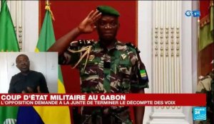 Coup d'État militaire au Gabon : l'opposition demande à la junte de terminer le décompte des voix