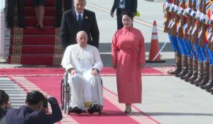 Le pape François arrive en Mongolie pour une visite inédite
