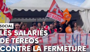 Les salariés de Tereos protestent contre la fermeture de leur entreprise