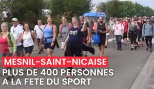Ils étaient 400 à fêter le sport en famille à Mesnil-Saint-Nicaise
