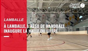 VIDÉO. À Lamballe, l'asso de handball inaugure la halle du Liffré 