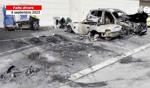 VIDÉO. Incendie criminel à Angers : six voitures brûlées, un suspect interpellé 